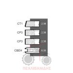 Ελατήρια κινητήρα 101mm Perkins 248-6372