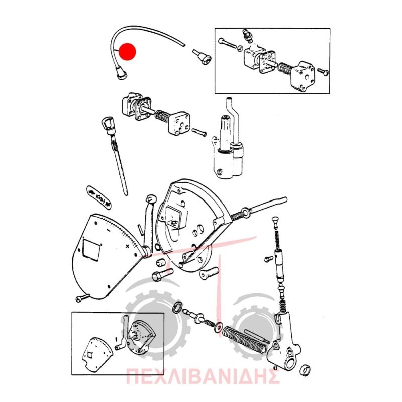 Σωλήνας υδραυλικού Massey Ferguson 135-165-188