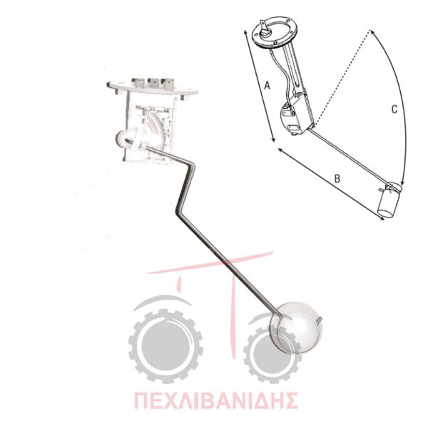 Φλοτέρ καυσίμου Massey Ferguson 355