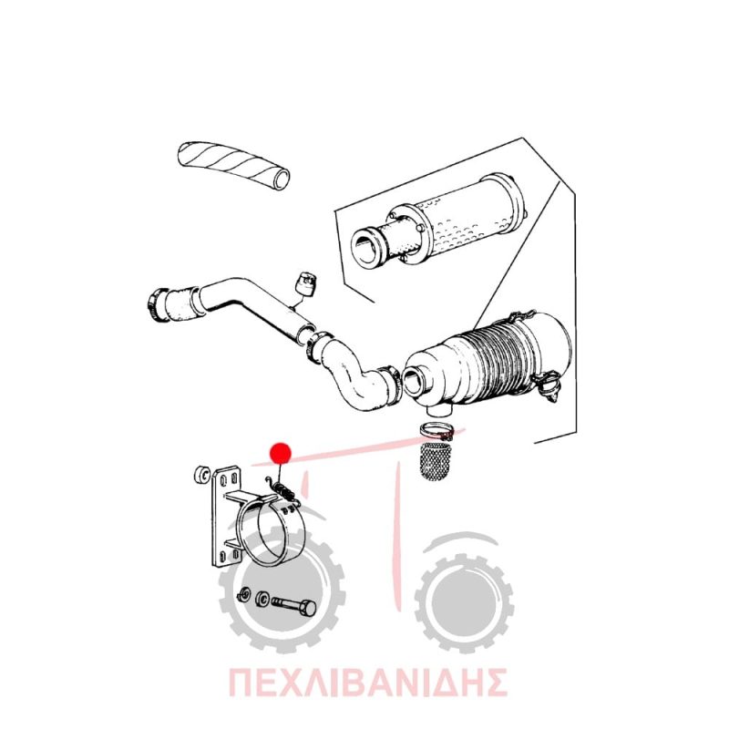 Ελατήριο βάσης φιλτροκούτι Landini Advantage-Blizzaard-Rex