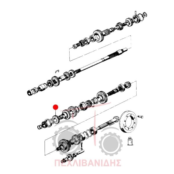 Γρανάζι σασμάν Landini 8550-8500-Frutteti