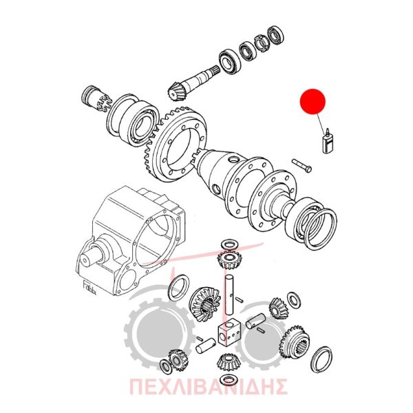 Κόλλα loctite μπροστά διαφορικού Landini Blizzard-Mistral-Rex