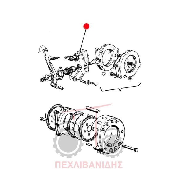 Βάση φρένων Landini 10000-12500-14500