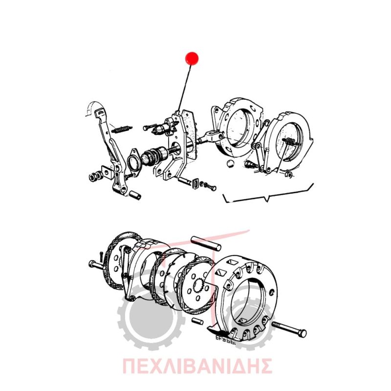 Βάση φρένων Landini 10000-12500-14500