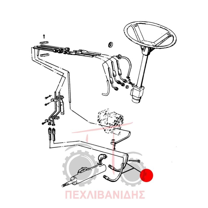 Κολάρο μπουκάλας τιμονιού Landini 5830-6040-10000