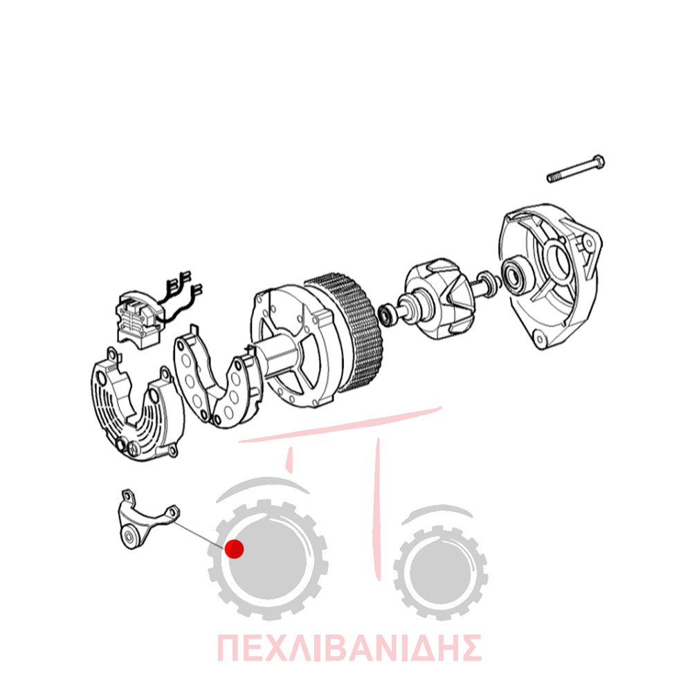 Βάση δυναμού Massey Ferguson 6100-8100