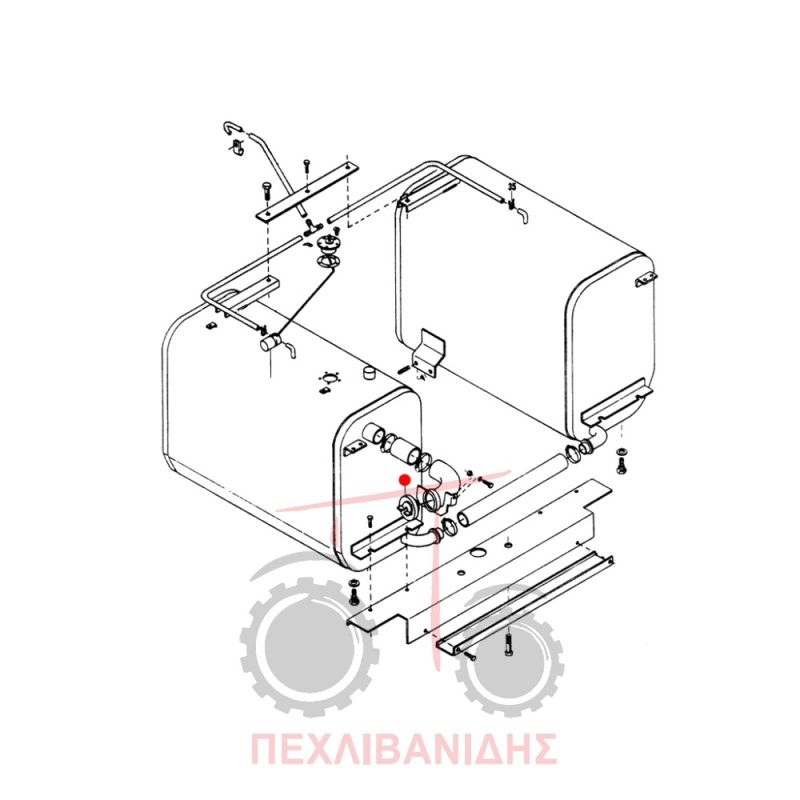 Καπάκι ρεζερβουάρ Massey Ferguson 1100. Καπάκι ρεζερβουάρ Massey Ferguson 1100.