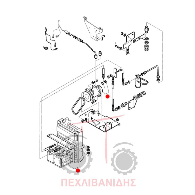 Σωλήνας aircondition Massey Ferguson 4200