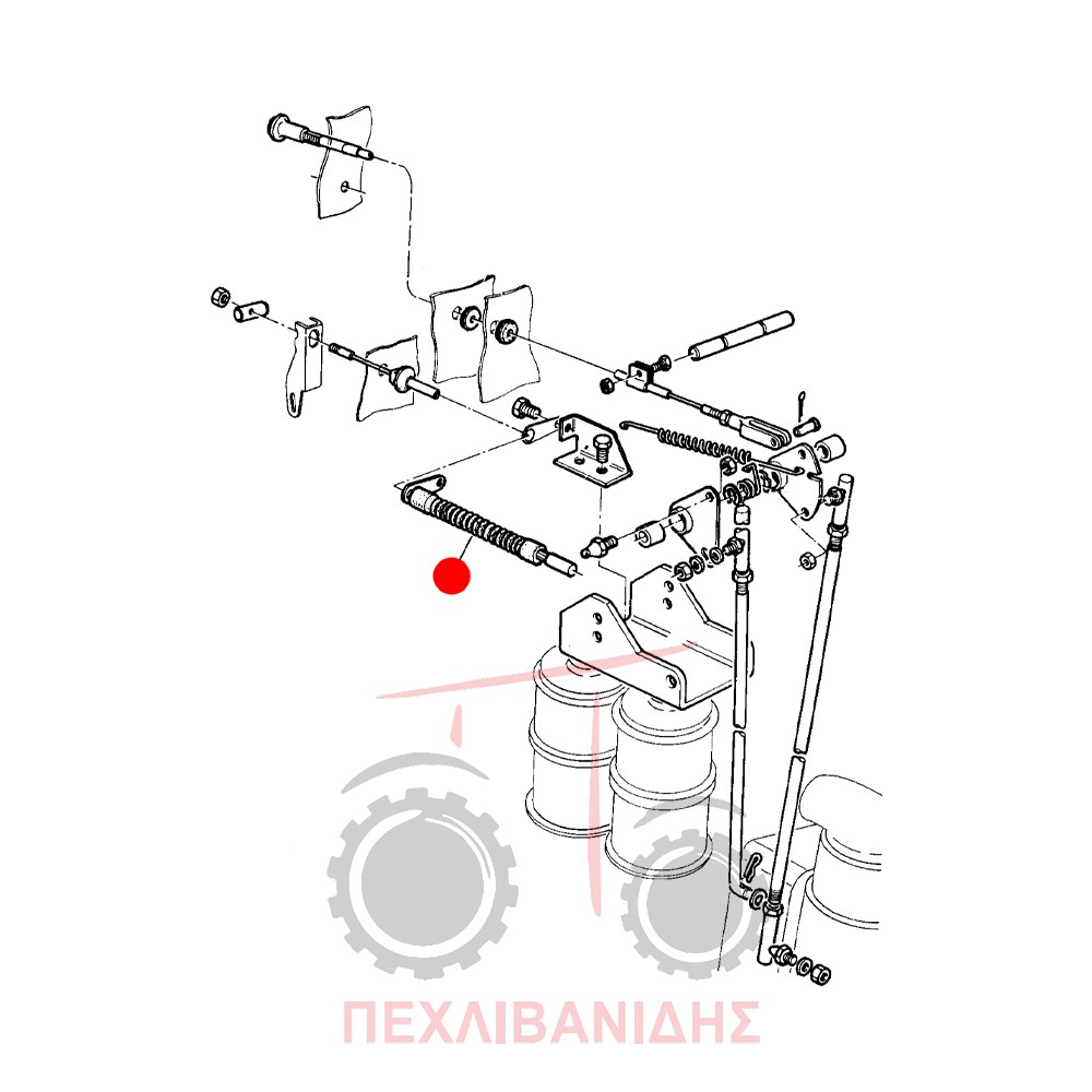Ντίζα γκαζιού Massey Ferguson 2600-2720-2725
