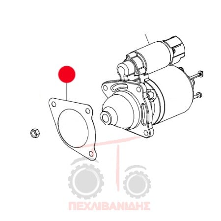 Φλάντζα μίζας κινητήρα 240-2615-2625-2635-2640 Φλάντζα μίζας κινητήρα 240-2615-2625-2635-2640