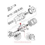 Δεξί χωνί πίσω μειωτήρα Massey Ferguson 3655-6495-8150-8250 Δεξί χωνί πίσω μειωτήρα Massey Ferguson 3655-6495-8150-8250