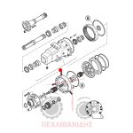 Δεξί χωνί πίσω μειωτήρα Massey Ferguson 3655-6495-8150-8250 Δεξί χωνί πίσω μειωτήρα Massey Ferguson 3655-6495-8150-8250