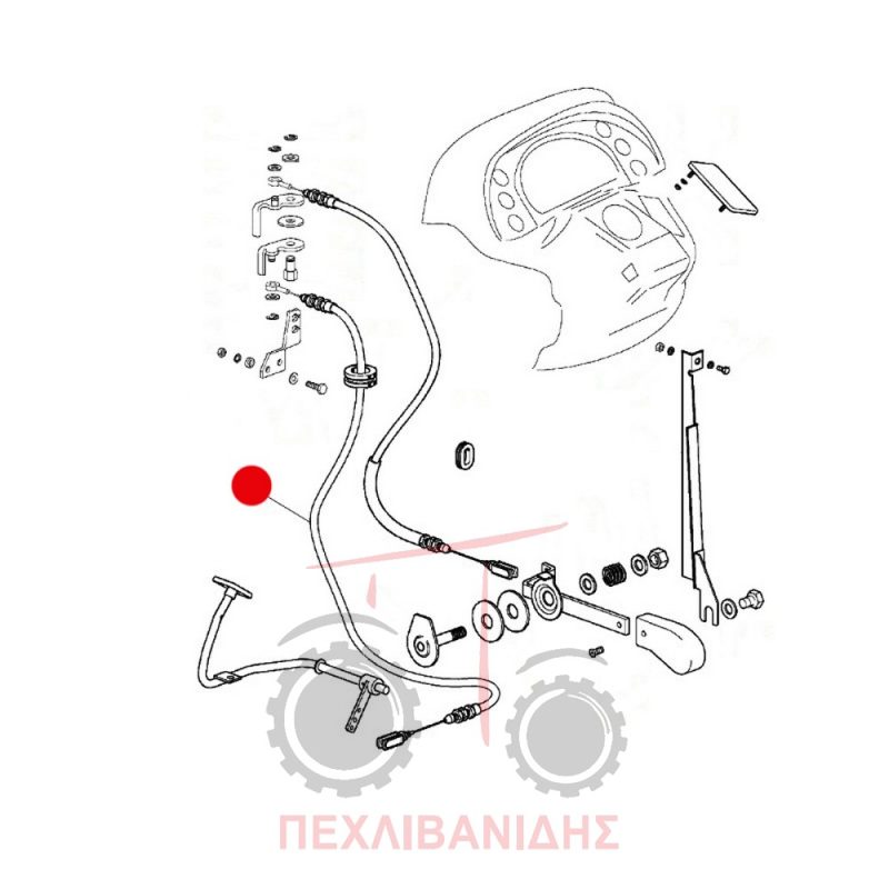 Ντίζα ποδόγκαζου 3315-3325-3330-3340-3350-3355