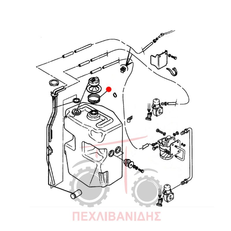 Ελατήριο τάπας ρεζερβουάρ 365-375-390-399
