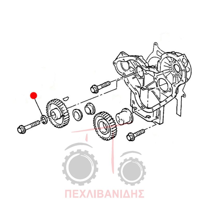 Ροδέλα εκκεντροφόρου Perkins 4.212-4.236-4.248 Ροδέλα εκκεντροφόρου Perkins 4.212-4.236-4.248
