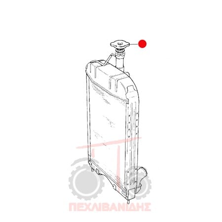 Kαπάκι ψυγείου Massey Ferguson 231 Kαπάκι ψυγείου Massey Ferguson 231