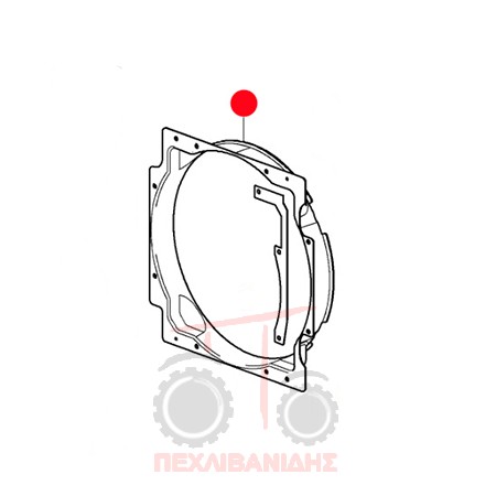 Xοάνη ψυγείου νερού πλαστική Massey Ferguson 3445-3455