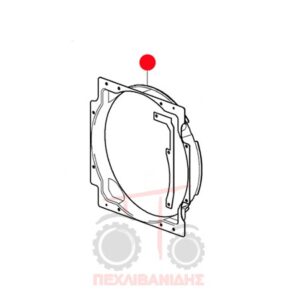 Xοάνη ψυγείου νερού πλαστική Massey Ferguson 3445-3455