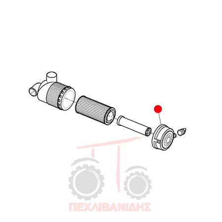 Πλαστικό καπάκι φίλτρο αέρος Massey Ferguson 5465-6465-7465 Πλαστικό καπάκι φίλτρο αέρος Massey Ferguson 5465-6465-7465