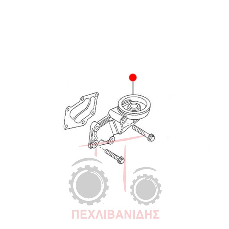 Βάση φίλτρου λαδιού κινητήρα Massey Ferguson 410-430-3400VSF
