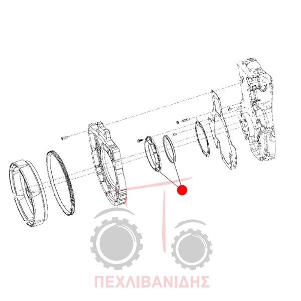 Μεταλλική φλάντζα τσιμούχας MF 240-245-2615-2625