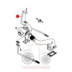Πάνω σωλήνας λαδιού τούρμπο Massey Ferguson 3670-8150 Πάνω σωλήνας λαδιού τούρμπο Massey Ferguson 3670-8150