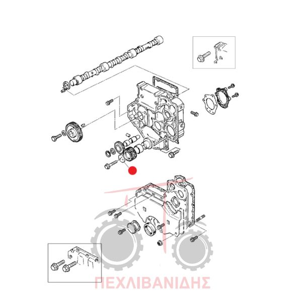 Πλακάκι στροφάλου Massey Ferguson 290-3000-4200-4300-6100-8100