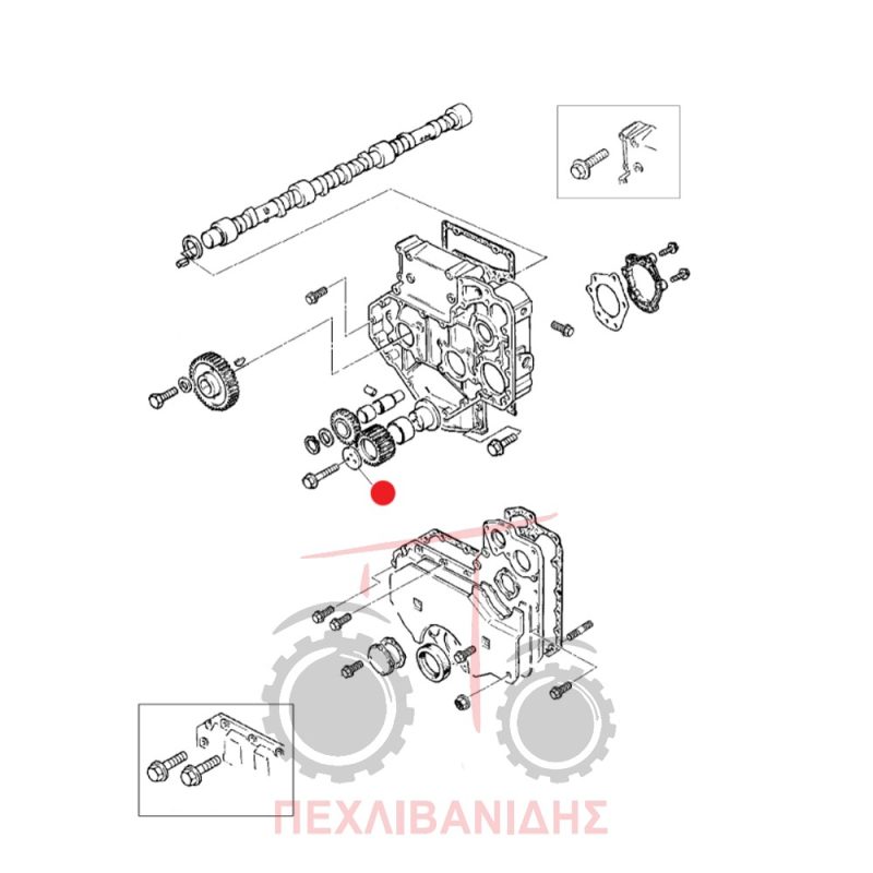 Πλακάκι στροφάλου Massey Ferguson 290-3000-4200-4300-6100-8100 Πλακάκι στροφάλου Massey Ferguson 290-3000-4200-4300-6100-8100