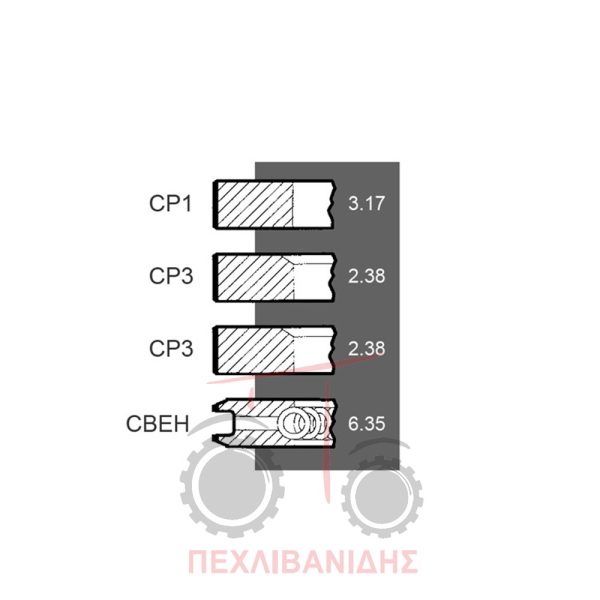 Ελατήριο κινητήρα Perkins-6.354.4