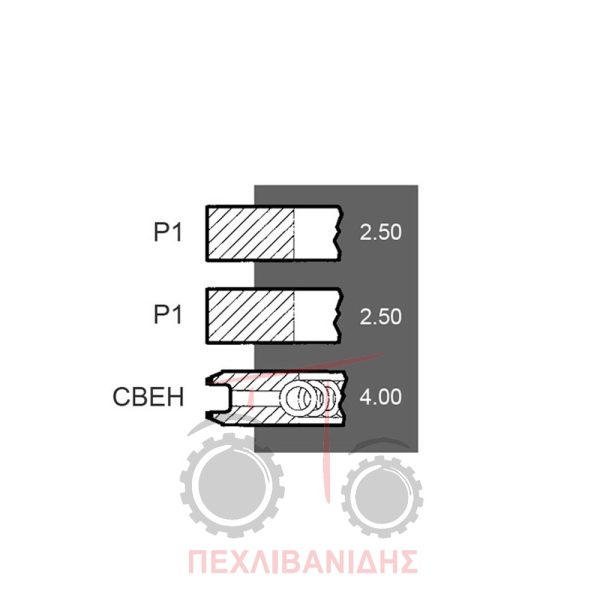 Ελατήριο κινητήρα SISU 320-420-620