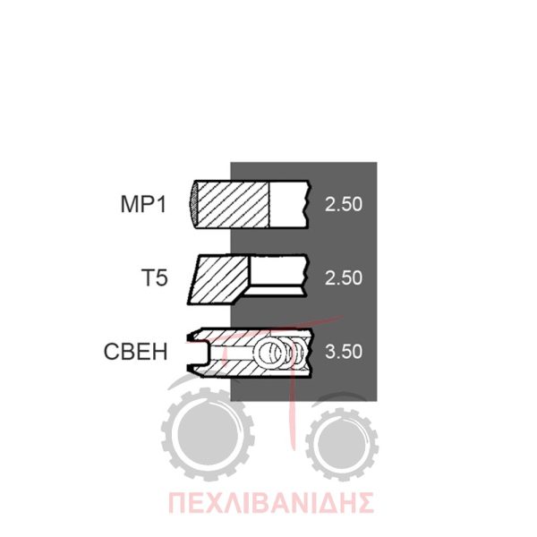 Ελατήριο κινητήρα Perkins 1103-1104