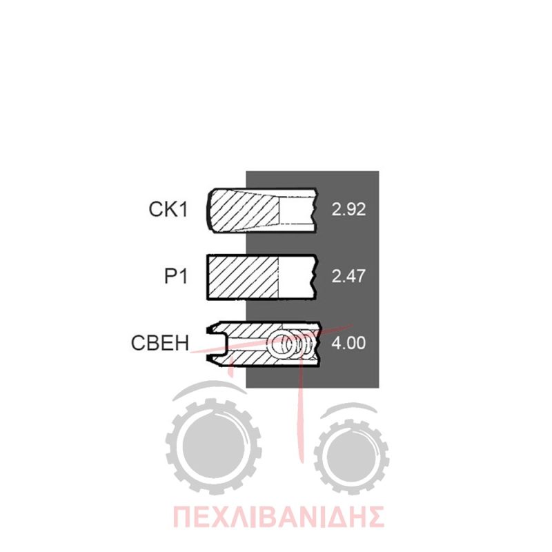 Ελατήριο κινητήρα Perkins 1004-1006T Ελατήριο κινητήρα Perkins 1004-1006T