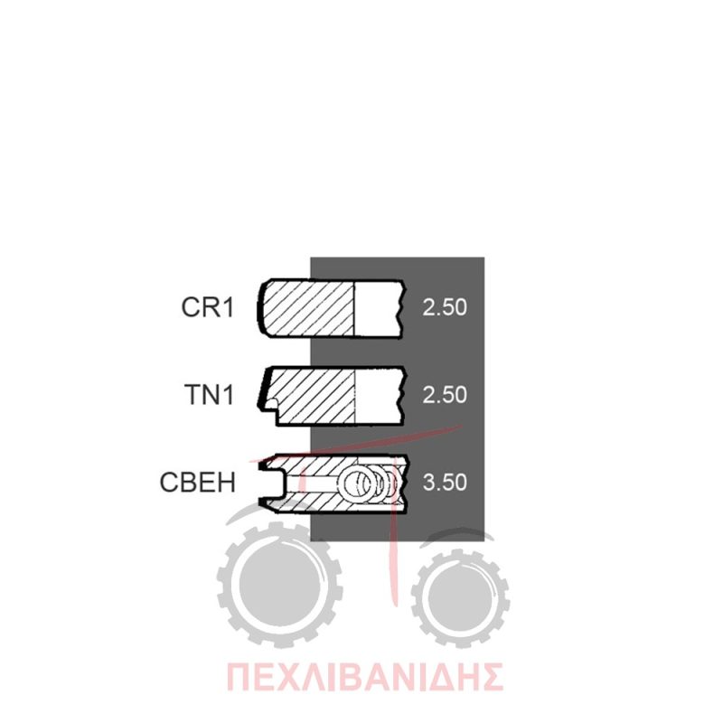 Ελατήρια κινητήρα Perkins 1004.40 - 1004.42 Ελατήρια κινητήρα Perkins 1004.40 - 1004.42