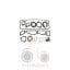 Φλάντζες άνω σετ Massey Ferguson 212-236-248