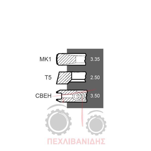 Ελατήρια κινητήρα Perkins 1104T