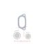 Φλάντζα εισαγωγής Massey Ferguson 290-375-390