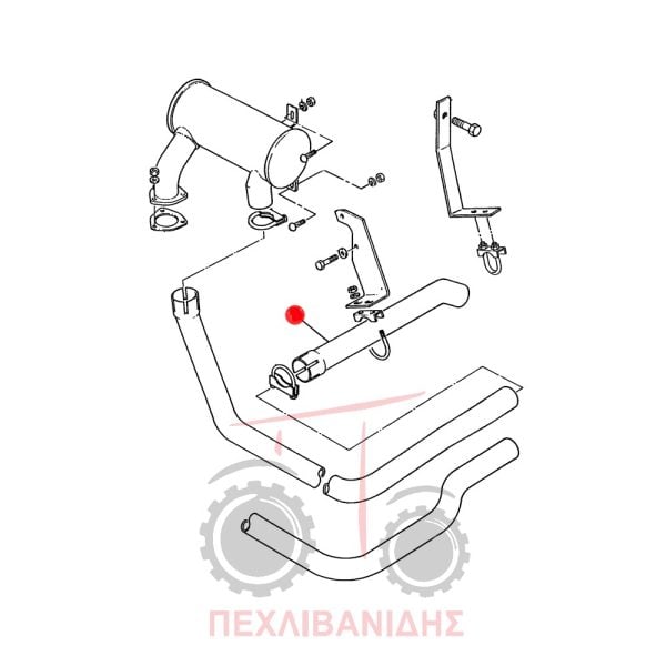 Σωλήνας σελασιέ Massey Ferguson 390Τ-398Τ