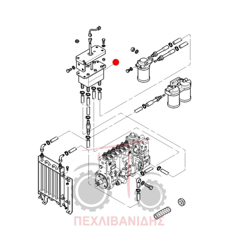 Μετρητής καυσίμου Massey Ferguson 3600-8100-8200 Μετρητής καυσίμου Massey Ferguson 3600-8100-8200