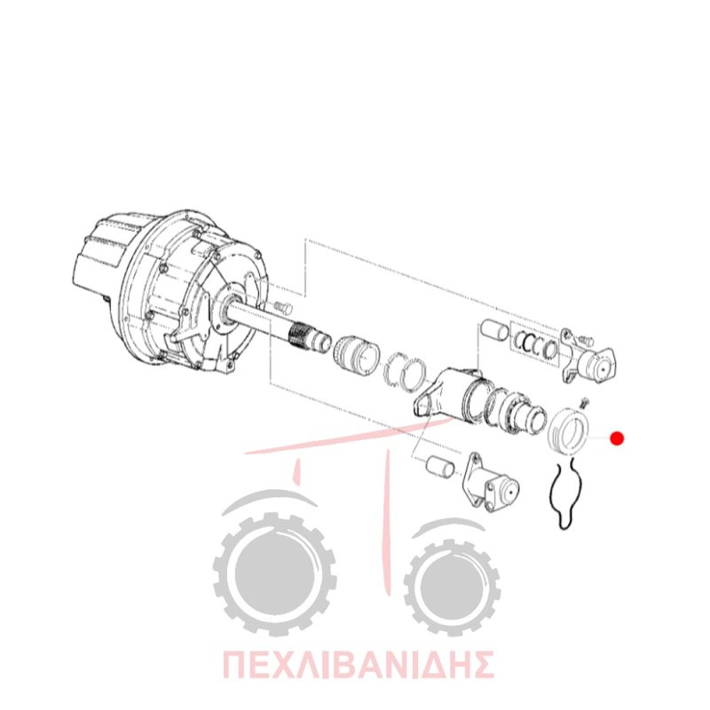 Βάση ωθιστικού Massey Ferguson 3000-3100