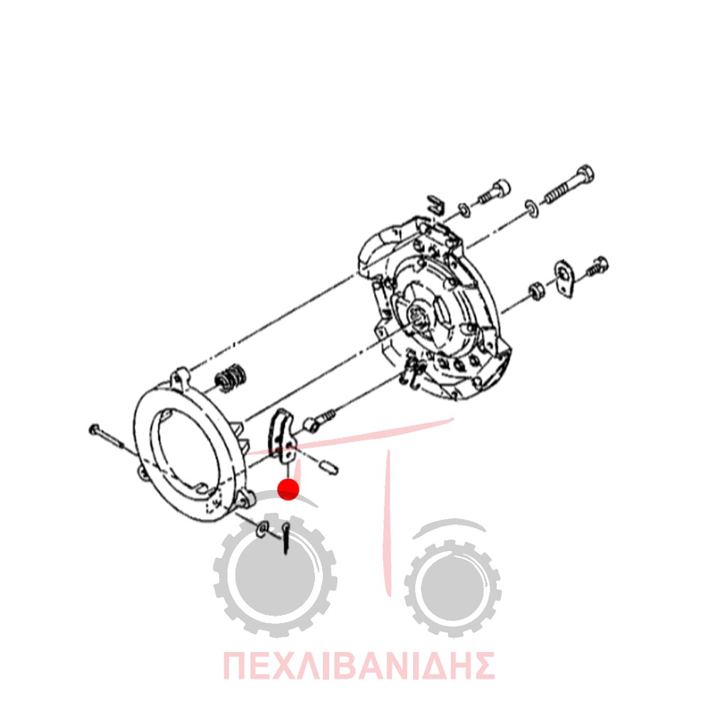 Κοκοράκι πλατό Massey Ferguson 1200