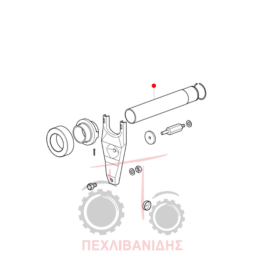 Σωλήνας ωθιστικού Massey Ferguson 3400