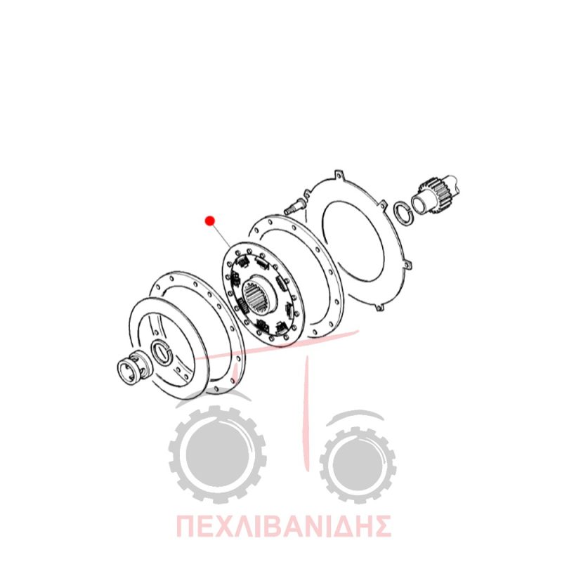 Δίσκος συμπλέκτη Damper Massey Ferguson 9240