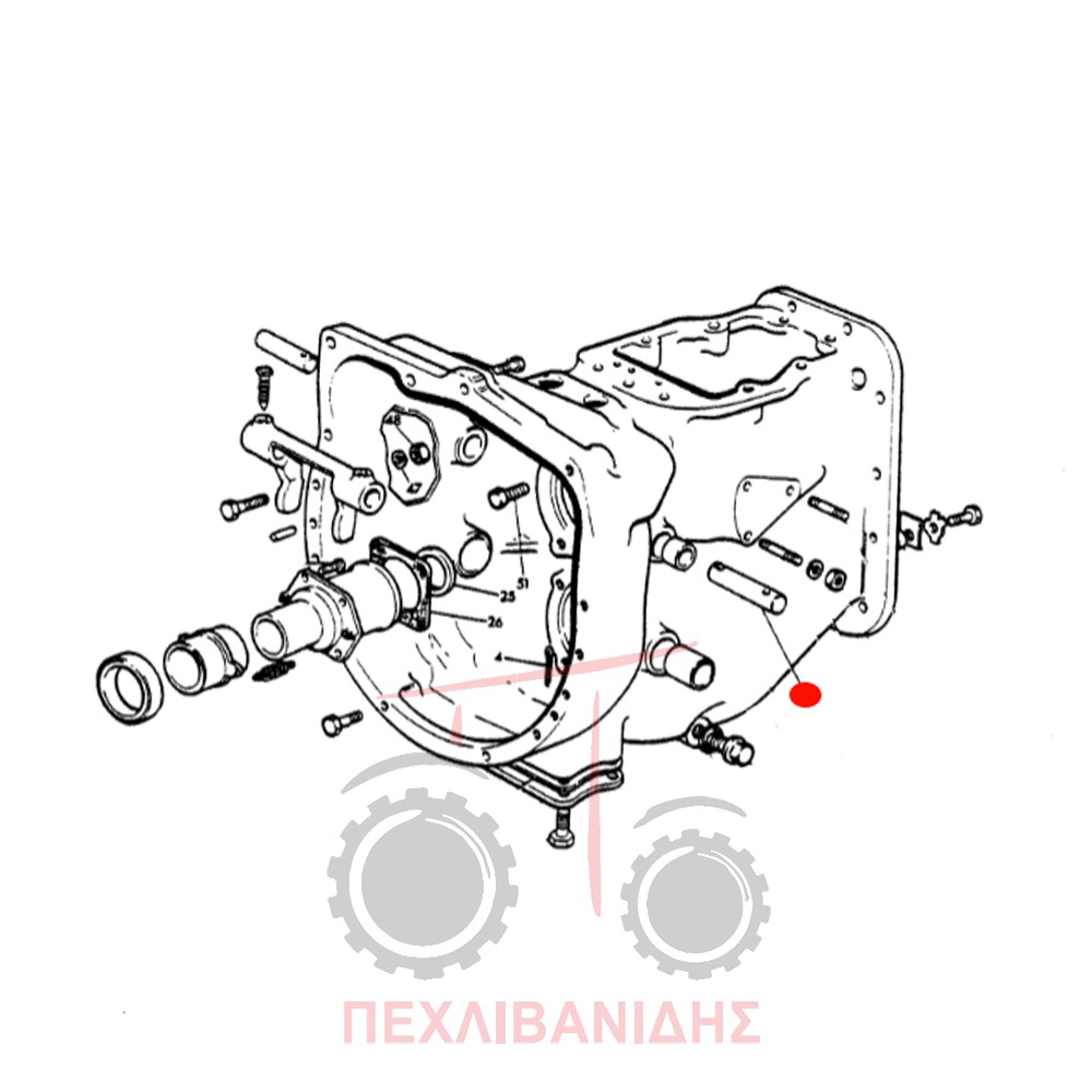 Clutch pin Massey Ferguson 35-133-135-65-177-188 - Image 2
