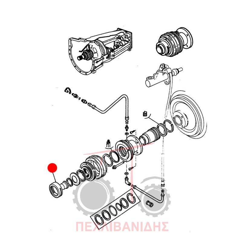 Βάση ωθηστικού μικρή Massey Ferguson 3115-3120-3125