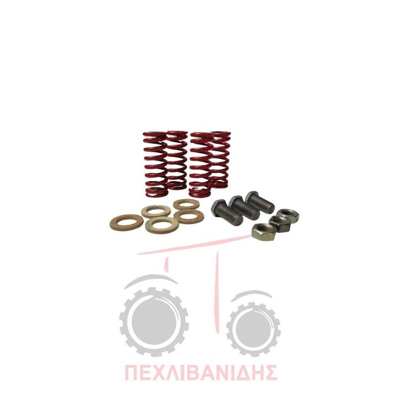 Σετ ελατήρια με ρεγουλατόρους,παξιμάδια και ροντέλες φίμπερ Massey Ferguson 165-177-188-290-590-690 Σετ ελατήρια με ρεγουλατόρους,παξιμάδια και ροντέλες φίμπερ Massey Ferguson 165-177-188-290-590-690