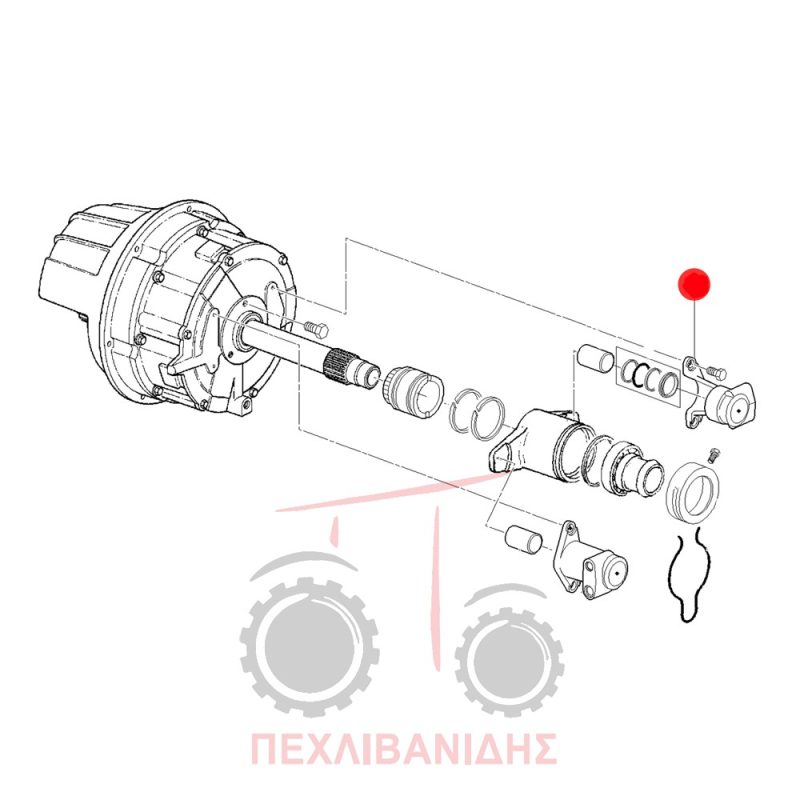 Κυλινδράκι οθιστήκου Massey Ferguson 3085-3095-3125