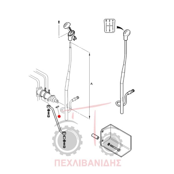 Ασφάλεια λεβιέ ταχυτήτων Massey Ferguson 2200-4200-5300