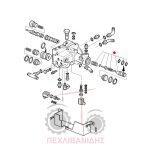 Βαλβίδα πίεσης συμπλέκτη Massey Ferguson 3100-3600-6100-8100-8100-8200 Βαλβίδα πίεσης συμπλέκτη Massey Ferguson 3100-3600-6100-8100-8100-8200