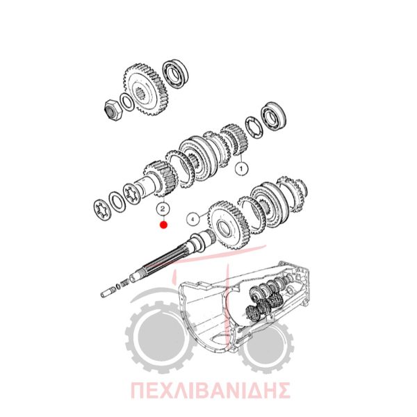 Γρανάζι σασμάν Massey Ferguson 6100-6200