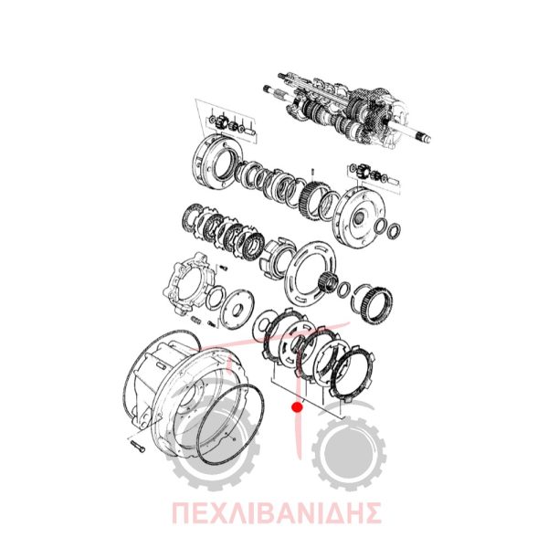 Σετ δίσκων Dynashift Massey Ferguson 6100-6200-8100